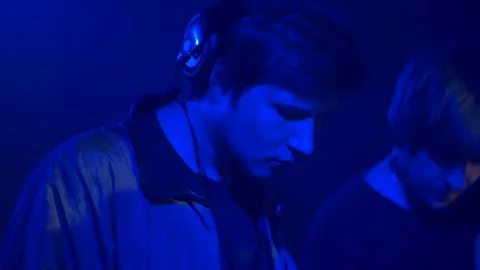 DJs focus on music Stock Footage 81783187