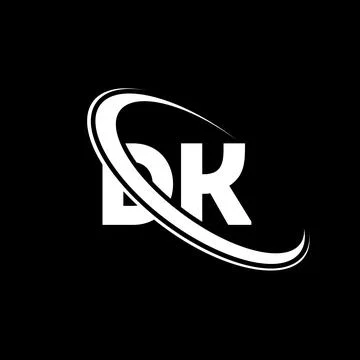 DK logo. D K design. White DK letter. DK/D K letter logo design. Initial le.. Stock Photos