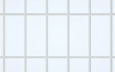 DL Flyer / Invitation Mock-Up - Multiple Flyers. 3D Illustration Stock Illustration