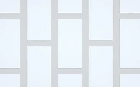 DL Flyer / Invitation Mock-Up - Multiple Flyers. 3D Illustration Stock Illustration