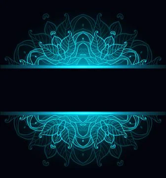 Dlack abstract background Stock Illustration