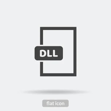 Dll icon, Vector is type EPS10 Stock Illustration