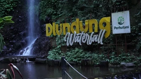 Dlundung Waterfall Stock Footage 282638001