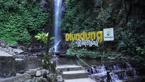 Dlundung Waterfall Stock Footage 282638020