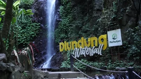 Dlundung Waterfall Stock Footage 282641231