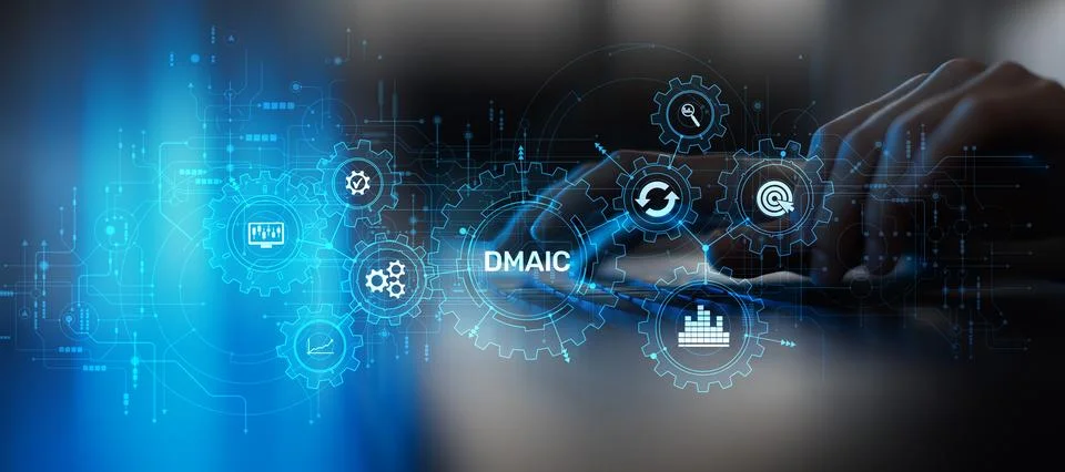 DMAIC Methodology for Process Improvement and Quality Optimization. Stock Photos