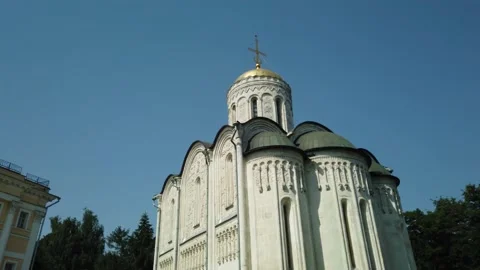 Dmitrievsky Cathedral in Vladimir 2 Stock Footage 156695713