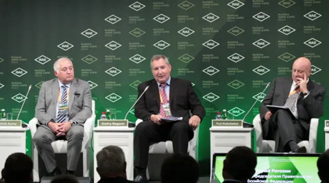 Dmitry Rogozin Stock Footage 33664657