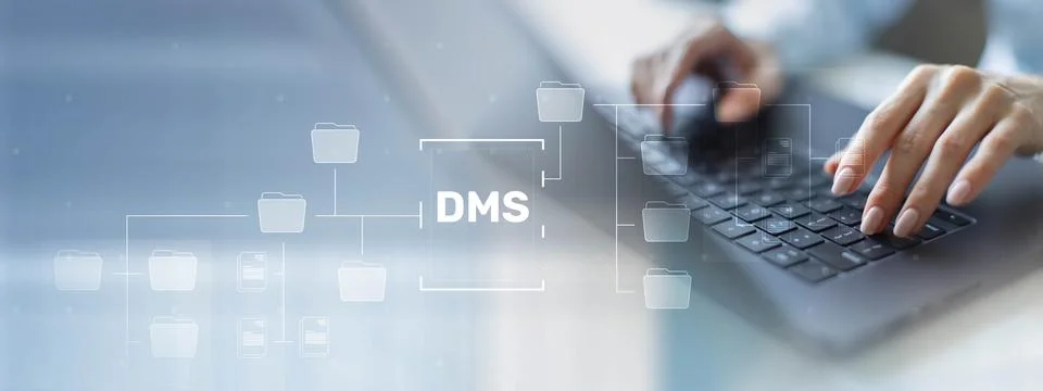 DMS Document Management System for Streamlined Digital Workflow and Organizat Stock Photos
