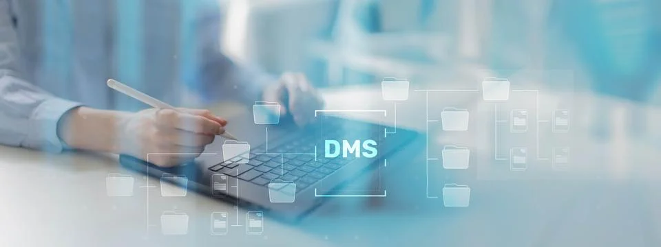 DMS Document Management System for Streamlined Digital Workflow and Organizat Stock Photos