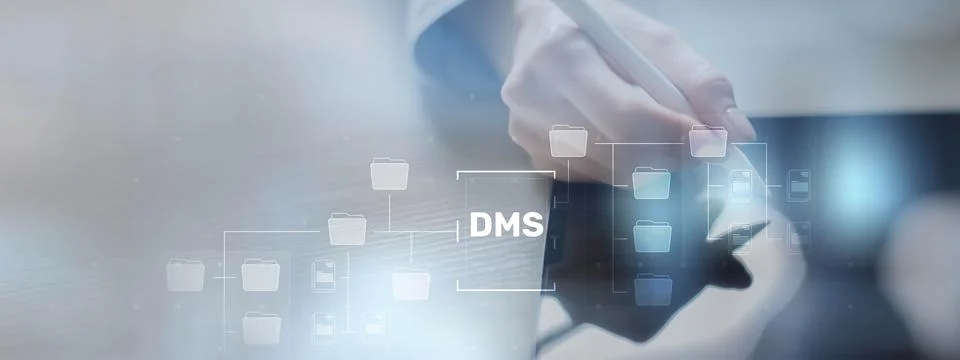 DMS Document Management System for Streamlined Digital Workflow and Organizat Stock Photos