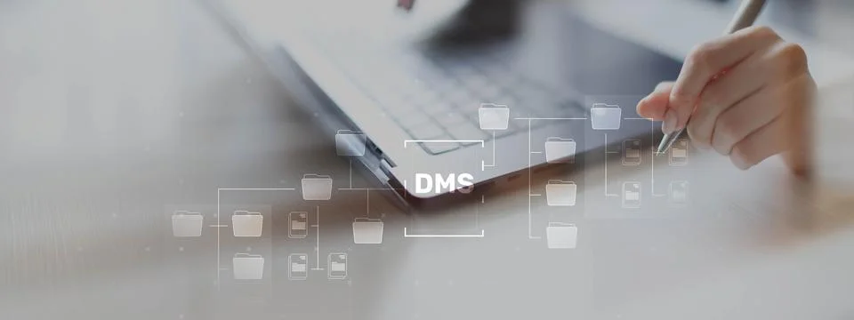 DMS Document Management System for Streamlined Digital Workflow and Organizat Stock Photos