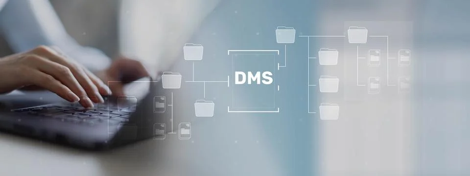 DMS Document Management System for Streamlined Digital Workflow and Organizat Stock Photos