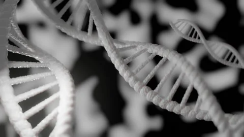 DNA in 3d animation Stock Footage 136448713