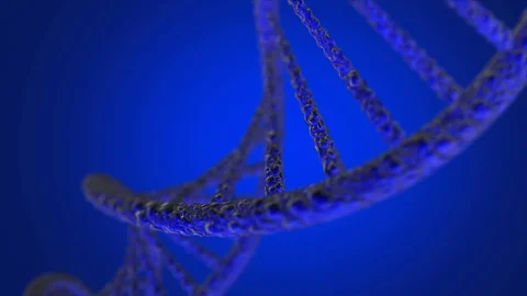 Dna 3D blue line Blue background Stock Footage 109624091
