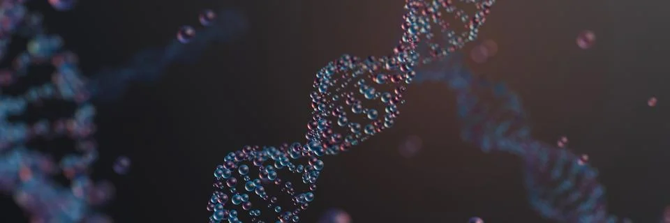 DNA 3D render science or medical background, DNA. molecule structure, Medic.. 스톡 일러스트