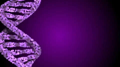 DNA. Abstract 3d polygonal wireframe DNA molecule helix spiral. Stock Illustration