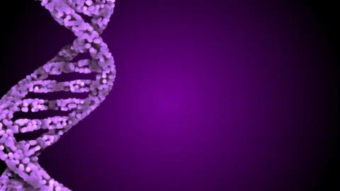 DNA. Abstract 3d polygonal wireframe DNA molecule helix spiral. Stock Illustration