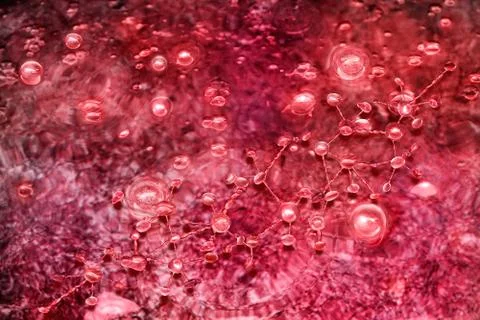 DNA. Abstract background, molecule structure Foto stock