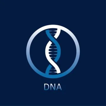 Dna abstract icon Stock Illustration