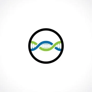 Dna abstract icon Stock Illustration