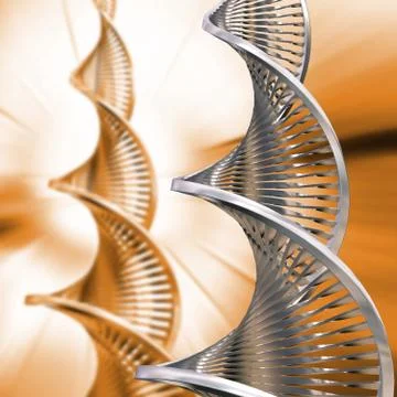 DNA Abstract Stock Illustration