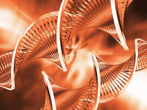 DNA Abstract Stock Illustration