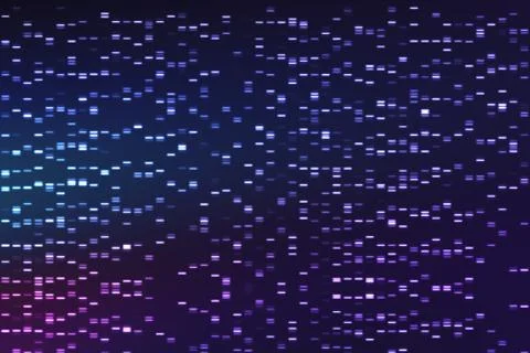 DNA analysis concept. Background of genome sequence. Stock Photos