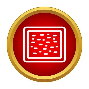 Dna analysis gel electrophoresis pattern icon Illustrazione stock