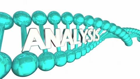 DNA Analysis Genetic Analyze Gene Code Word 3d Animation Stock Footage 80533895