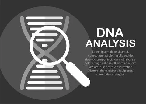 DNA Analysis icon. Flat iconic symbol. DNA Analysis vector. Designed for web  스톡 일러스트