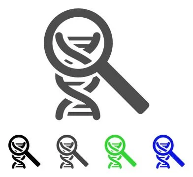 DNA Analysis Vector Icon イラスト素材