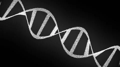 DNA animation background loop Stock Footage 264492577