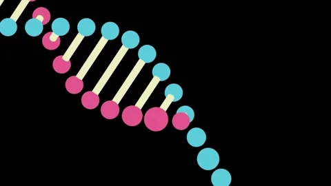 DNA Animation Loop Stock Footage 340135050