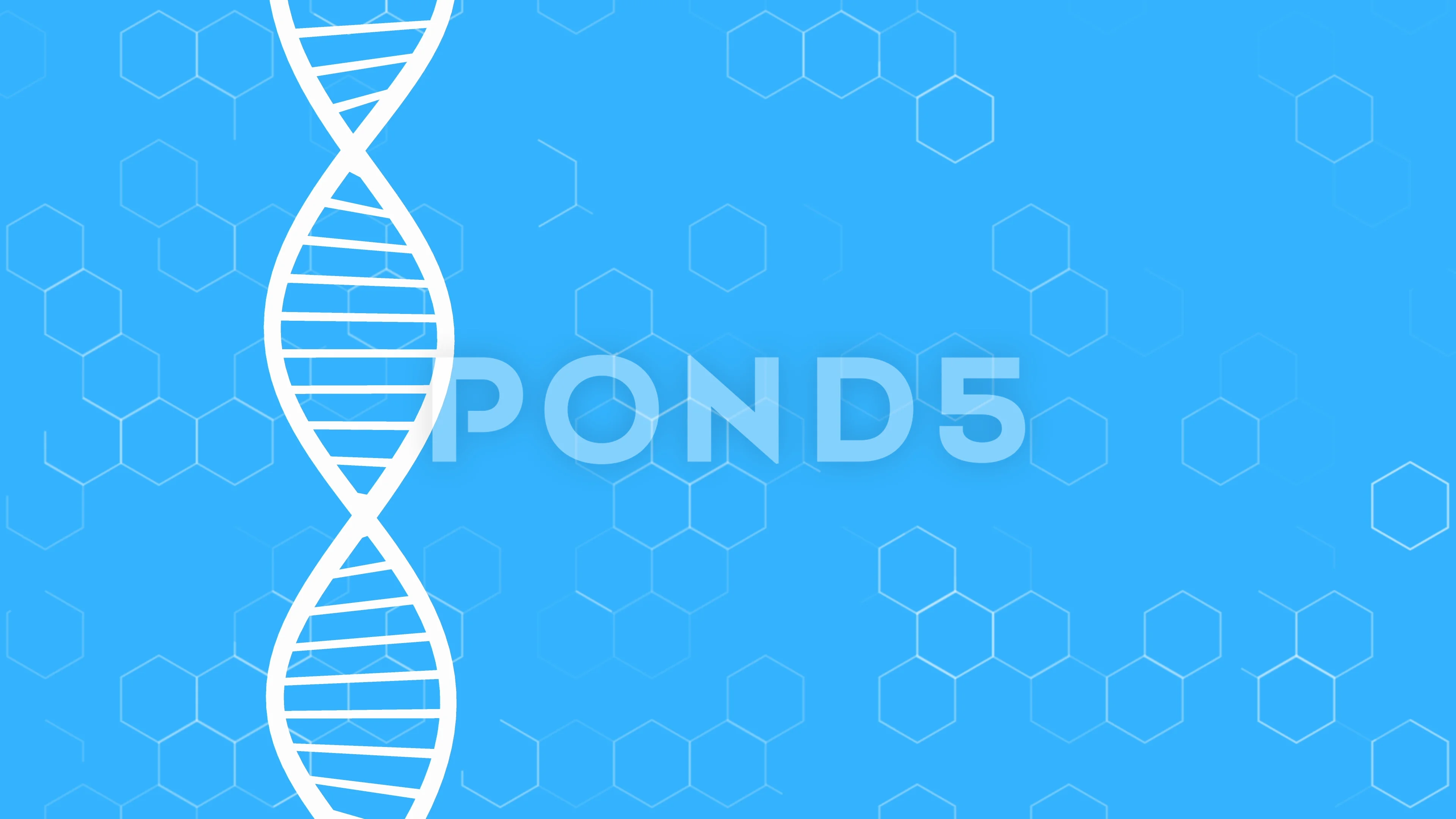 dna animation with scientific chemistry ... | Stock Video | Pond5