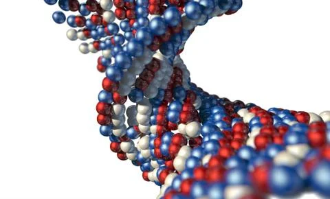 DNA Atom Stem Stock Illustration