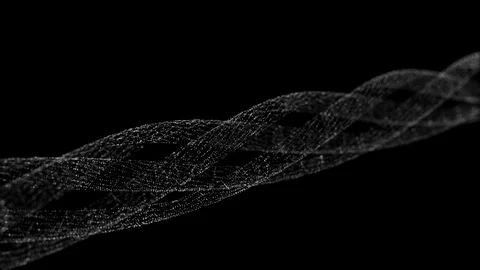 DNA background with alpha channel Stock Footage 93136512