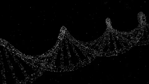 DNA background with alpha channel Stock Footage 93136532