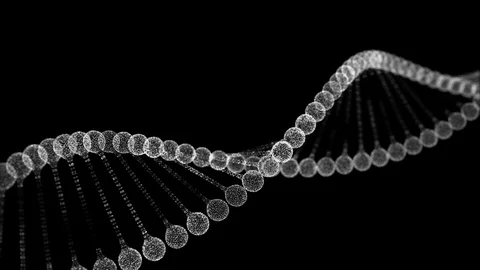 DNA background with alpha channel Stock Footage 93137898
