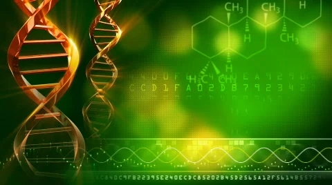 DNA background animation Stock Footage