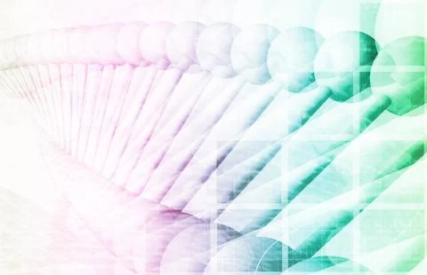 Dna background Illustrazione stock
