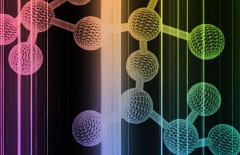Dna background Illustrazione stock