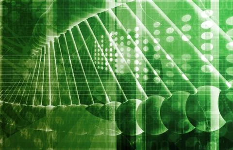 DNA Background Illustrazione stock