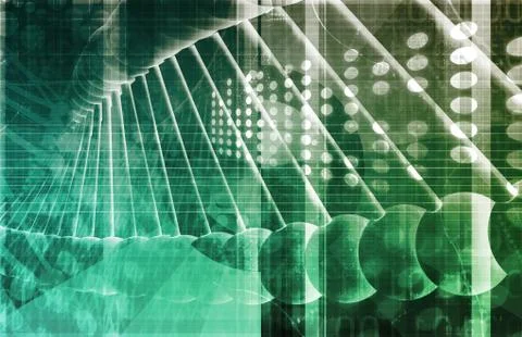 DNA Background Illustrazione stock