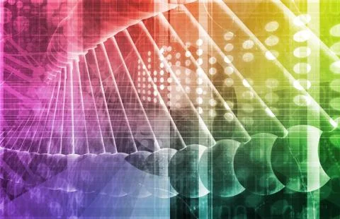 DNA Background Illustrazione stock