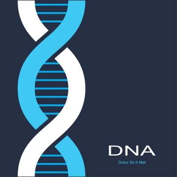 Dna background Stock Illustration