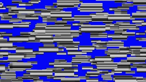 DNA  barcodes scatter on bluescreen . DNA barcoding 3d animation render Stock Footage 149390030