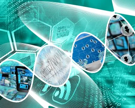 DNA binary code Stock Illustration