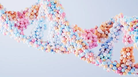 DNA with biological concept, 3d rendering. Stock Footage 272565151