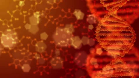 DNA Biology Loop Background Stock Footage 248601840
